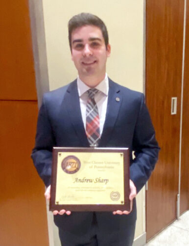 Bellefonte grad receives 1871 Award at West Chester University